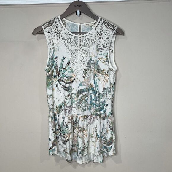 Anthropologie Meadow Rue Crochet Top Blouse - Picture 1 of 5